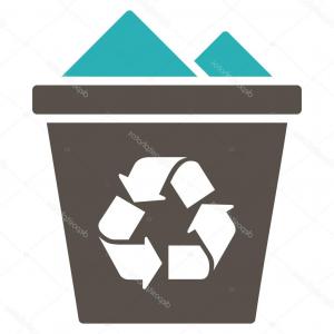 300x300 Photostock Vector Recycle Bn Empty Basket Sign Garbage