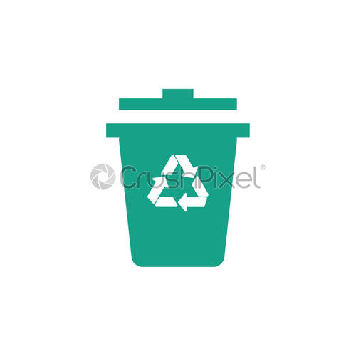 500x500 Trash Bn Graphic Design Template Vector