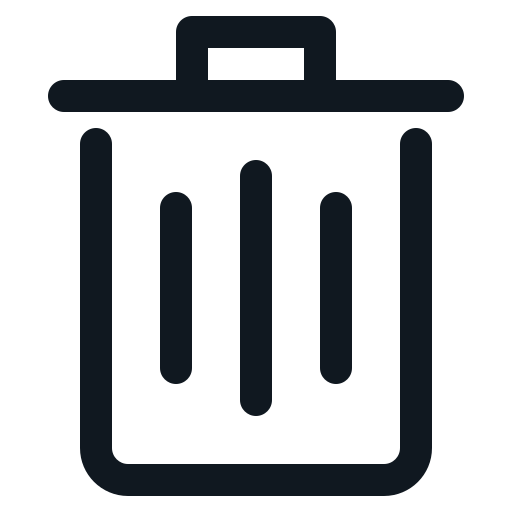 512x512 Bin, Delete, Garbage, Rubbish, Trash, Waste Icon Free Of Basic Ui