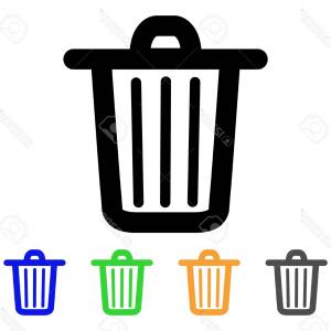300x300 Photostock Vector Trash Can Icons Set Cultracing