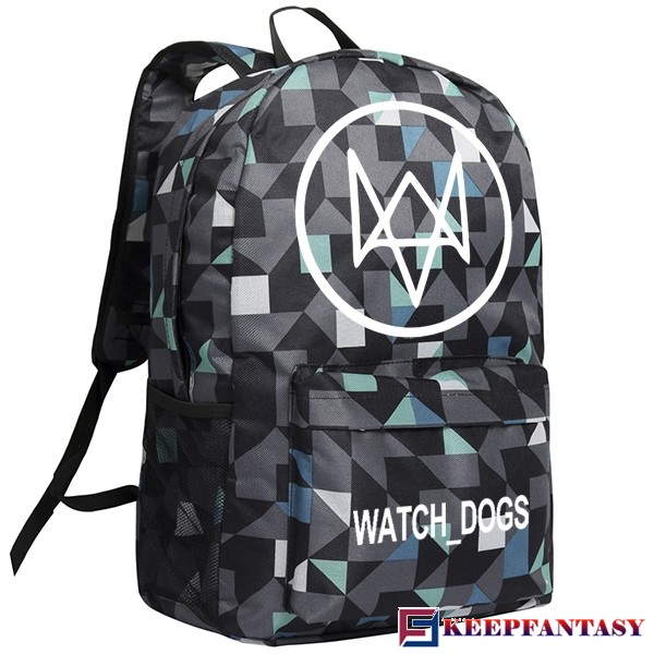 600x600 Watch Dogs Icon Lattice Backpack Schoolbags