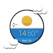 180x180 Material Sky Watch Face Apk Download