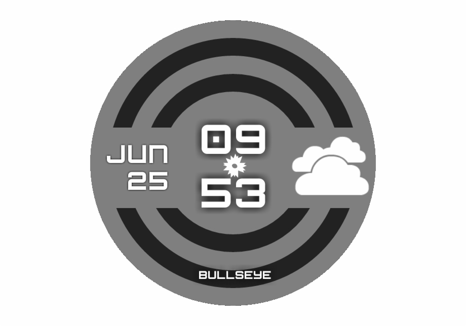 920x644 Bullseye Weather Icon Watchface Preview, Transparent Png Download