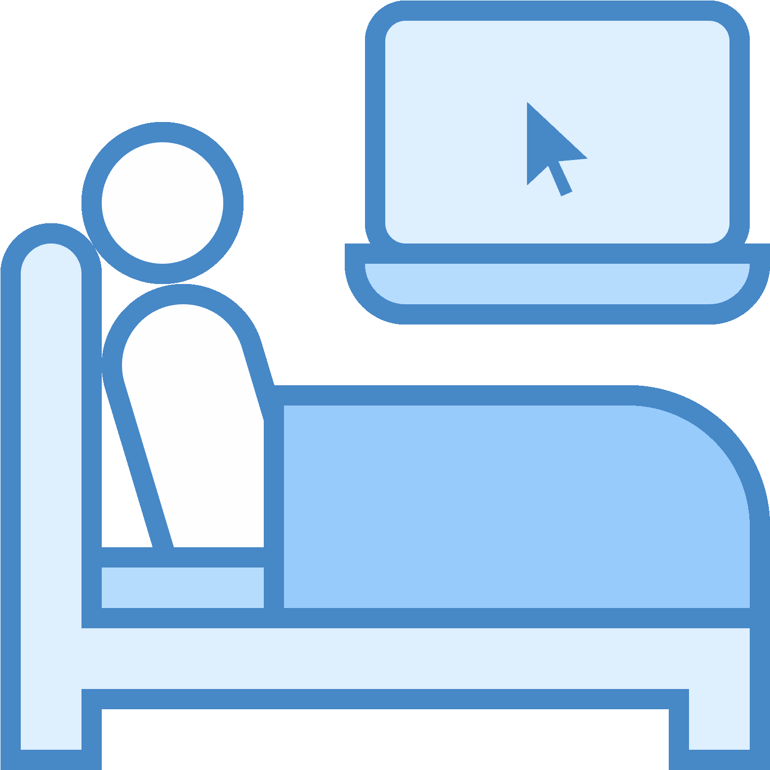 1521x1521 Download Work In Bed Icon