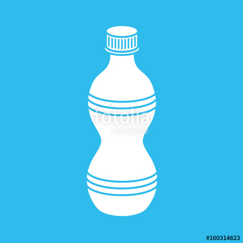 500x500 Plastic Water Bottle Icon Stock Image And Royalty Free Vector