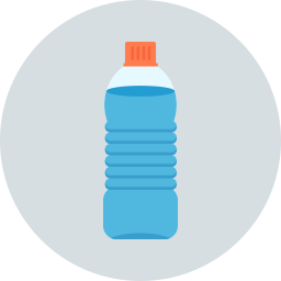 256x256 Water Bottle Icon Flat