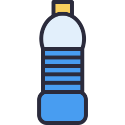 256x256 Water Bottle Icon Outline Filled
