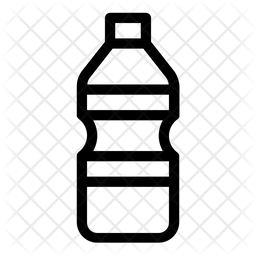 256x256 Water Bottle Icon Of Line Style
