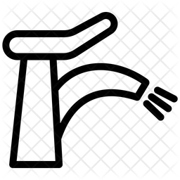 256x256 Water Faucet Icon Of Line Style