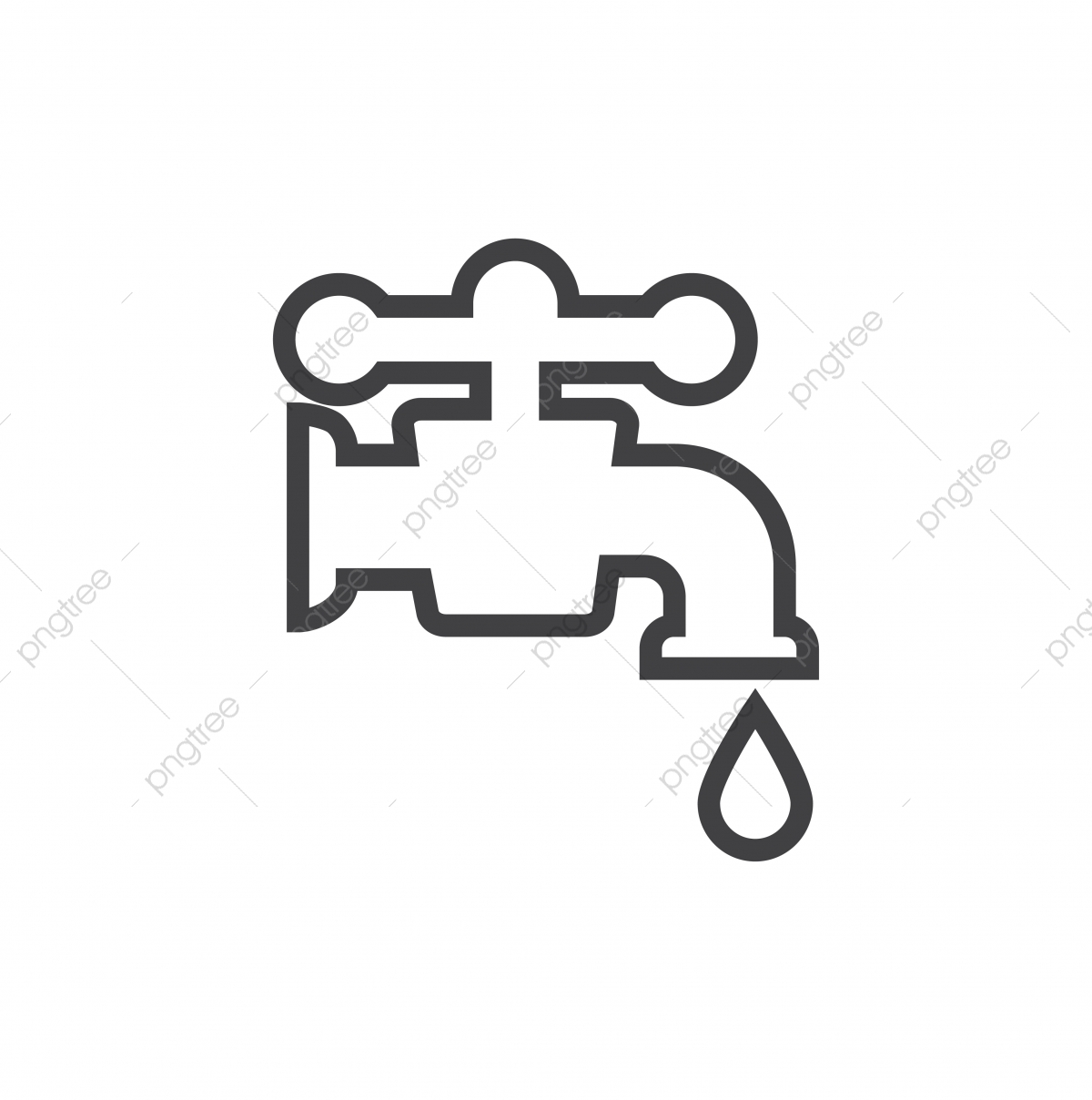 1200x1208 Faucet Icon Design Template Vector Isolated, Faucet, Water, Tap