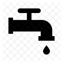256x256 Faucet Icon Of Glyph Style