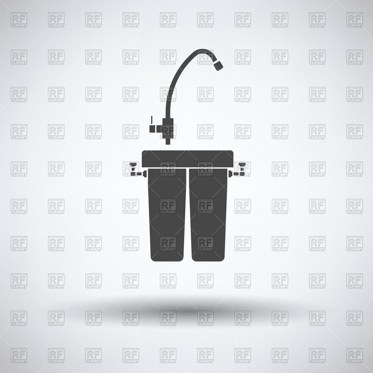 Water Filter Icon On A Gray Background Vector Image Of Icons 1200x1200 Water Filter Icon On A Gray Background Vector Image Of Icons