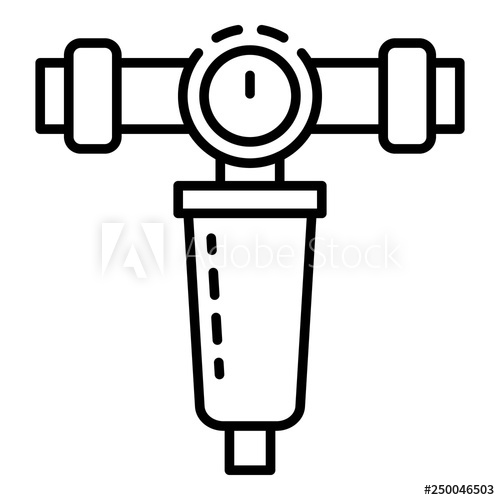 House Water Filter Icon Outline House Water Filter Vector Icon 500x500 House Water Filter Icon Outline House Water Filter Vector Icon