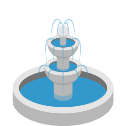 Water Fountain Icon at Vectorified.com | Collection of Water Fountain ...