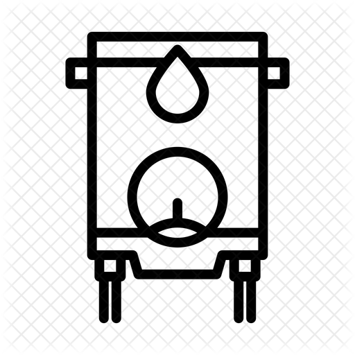 512x512 Water Heater Icon Of Line Style