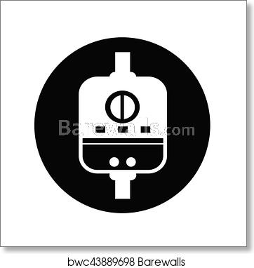 362x382 Water Heater Icon, Art Print Barewalls Posters Prints