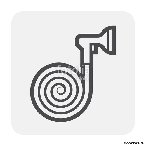 500x500 Water Hose Icon Stock Image And Royalty Free Vector