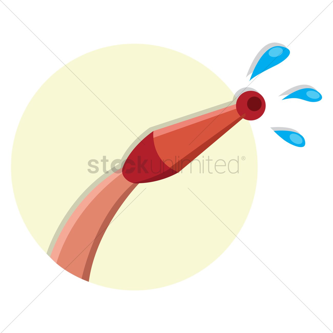 1300x1300 Free Water Hose Icon Vector Image