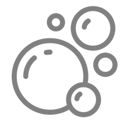 256x256 Water Bubble Icon Of Line Style