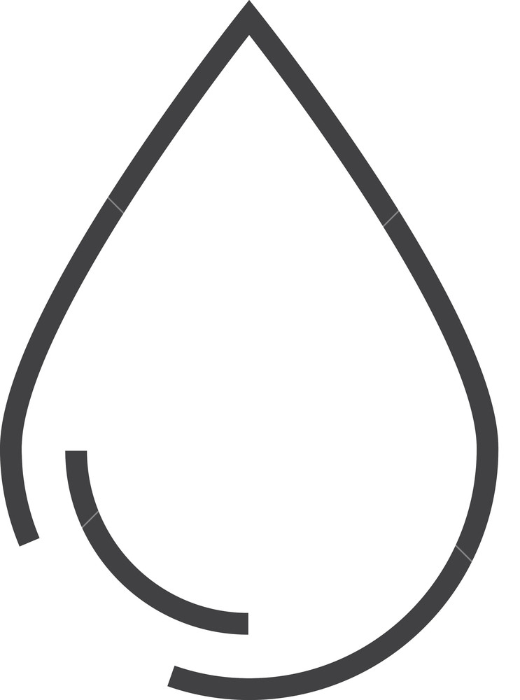 743x1000 Water Minimal Icon Royalty Free Stock Image