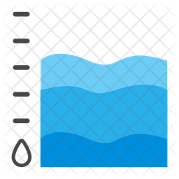 Water Level Icon Of Flat Style 256x256 Water Level Icon Of Flat Style