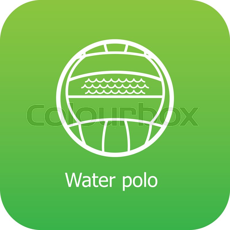 Water Polo Icon Green Vector Isolated Stock Vector Colourbox 800x800 Water Polo Icon Green Vector Isolated Stock Vector Colourbox