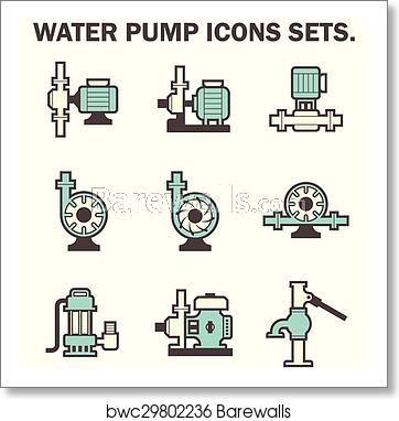 362x382 Pump Icon, Art Print Barewalls Posters Prints