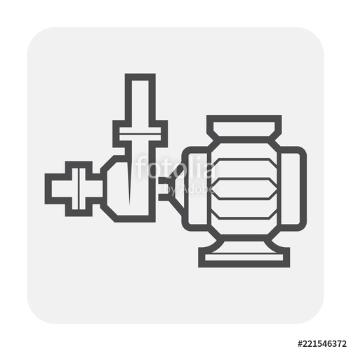 500x500 Water Pump Icon Stock Image And Royalty Free Vector