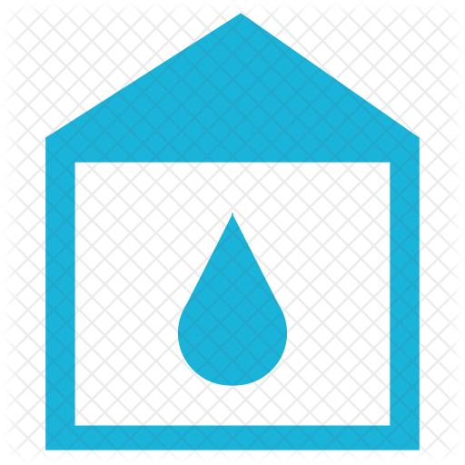 512x512 Water Resistant Icon Of Flat Style