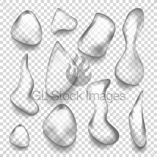 500x500 Water Drops Vector Water Splash Droplet Icon Natural D Gl