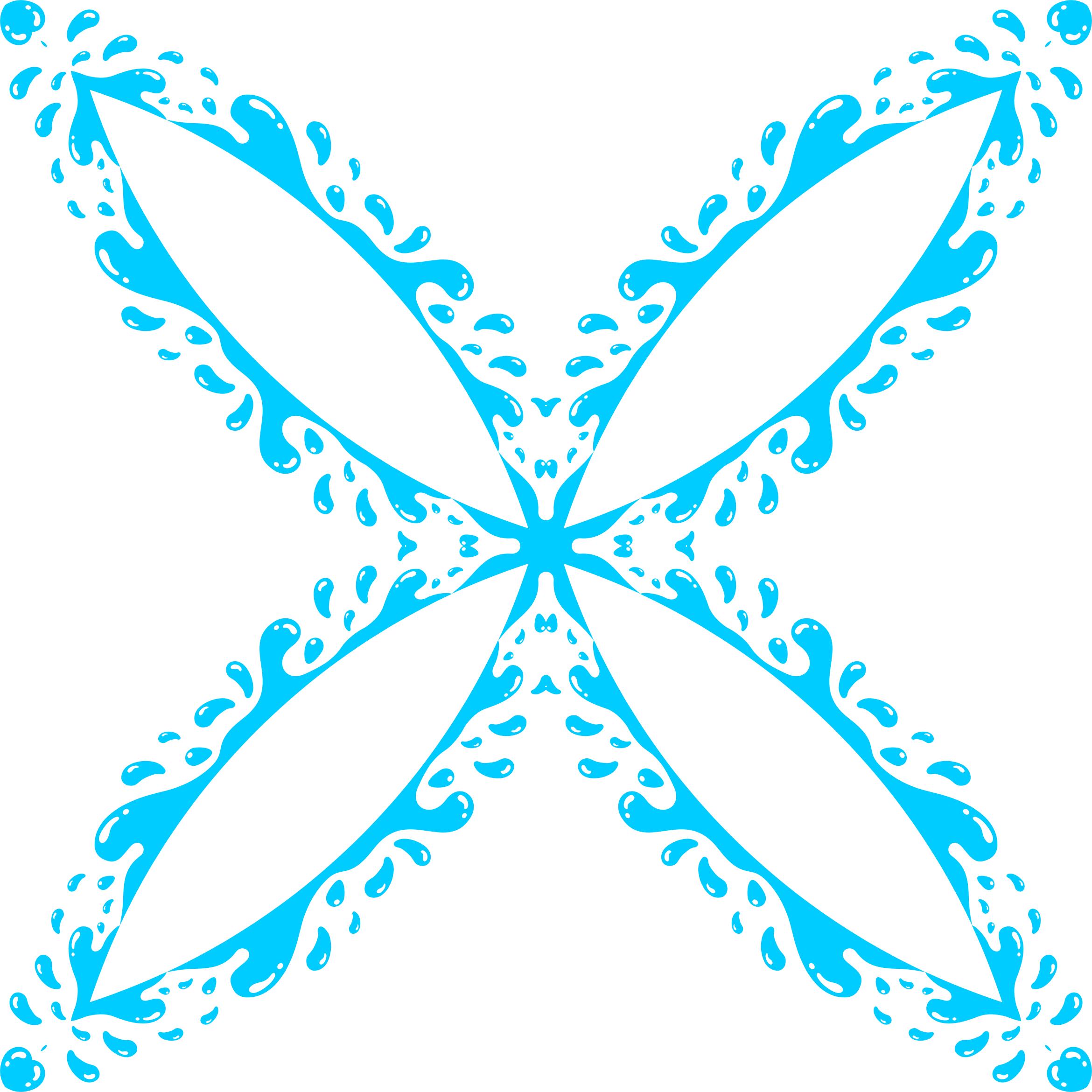 2340x2340 Water Splash Progressed Icons Png