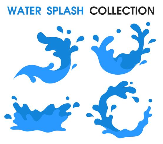 554x490 Water Splash Icon Simple Cartoon Style