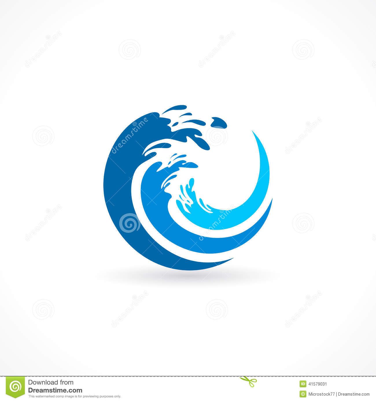 1300x1390 Water Wave Splash Icon
