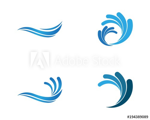 500x400 Water Splash Icon Sign Logo