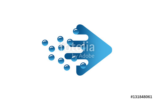 500x324 Liquid Arrow Water Splash Icon Stock Image And Royalty Free