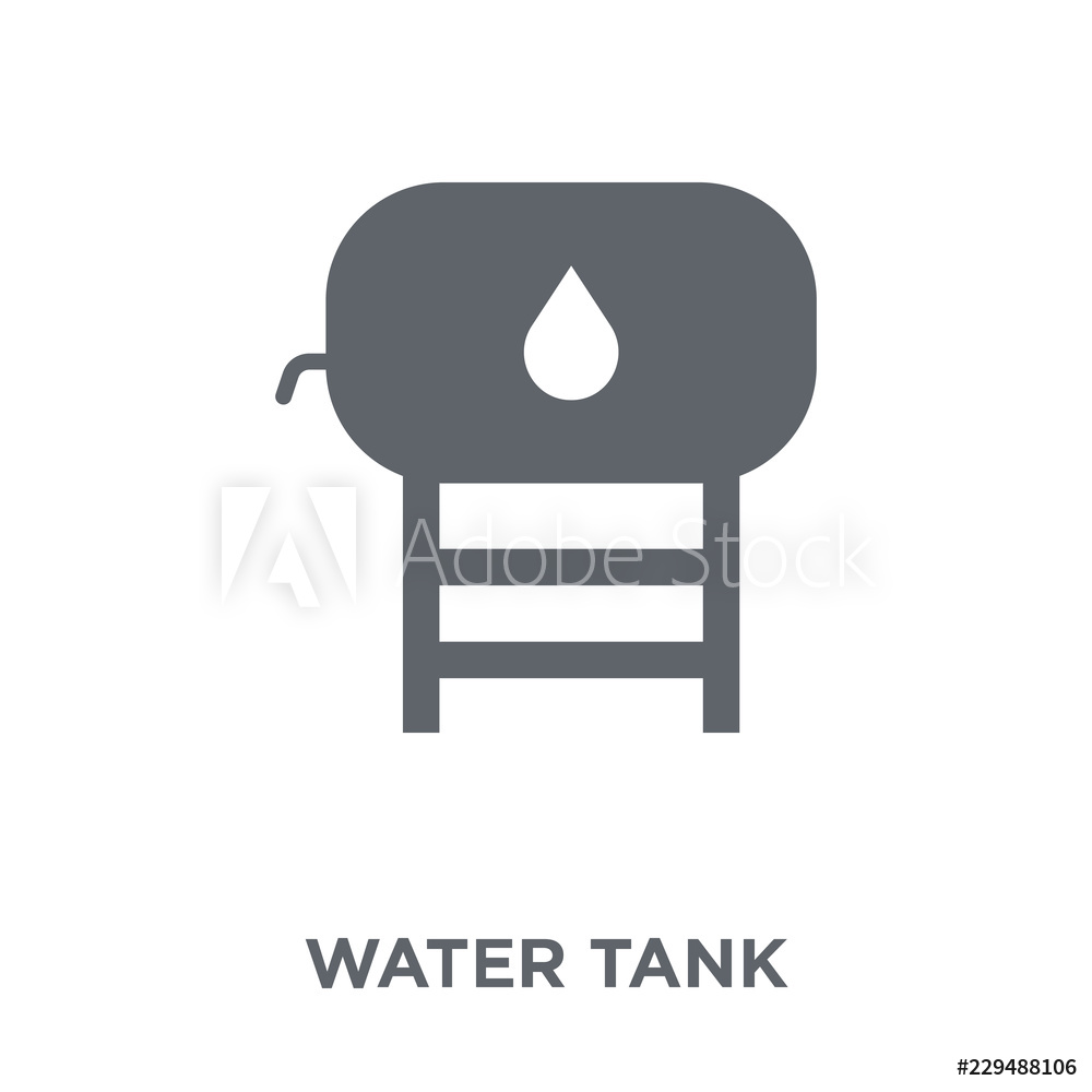 1000x1000 Photo Art Print Water Tank Icon From Collection Europosters