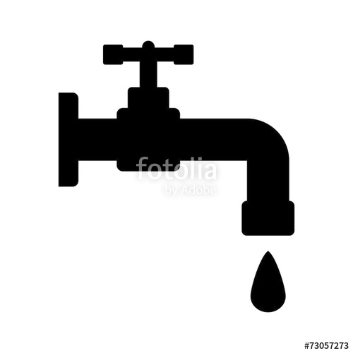 500x500 Water Tap Icon Stock Image And Royalty Free Vector