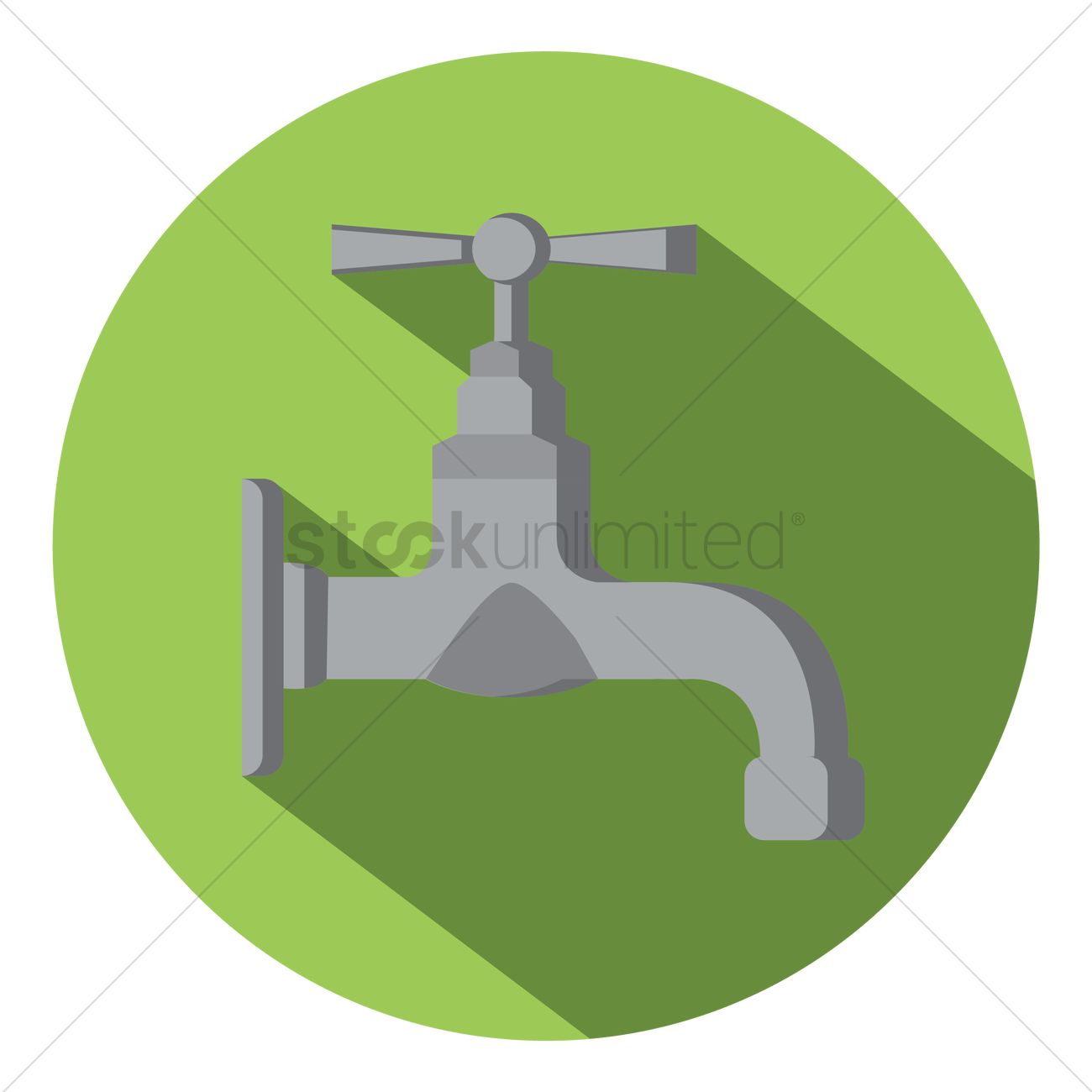 1300x1300 Water Tap Icon Vector Image
