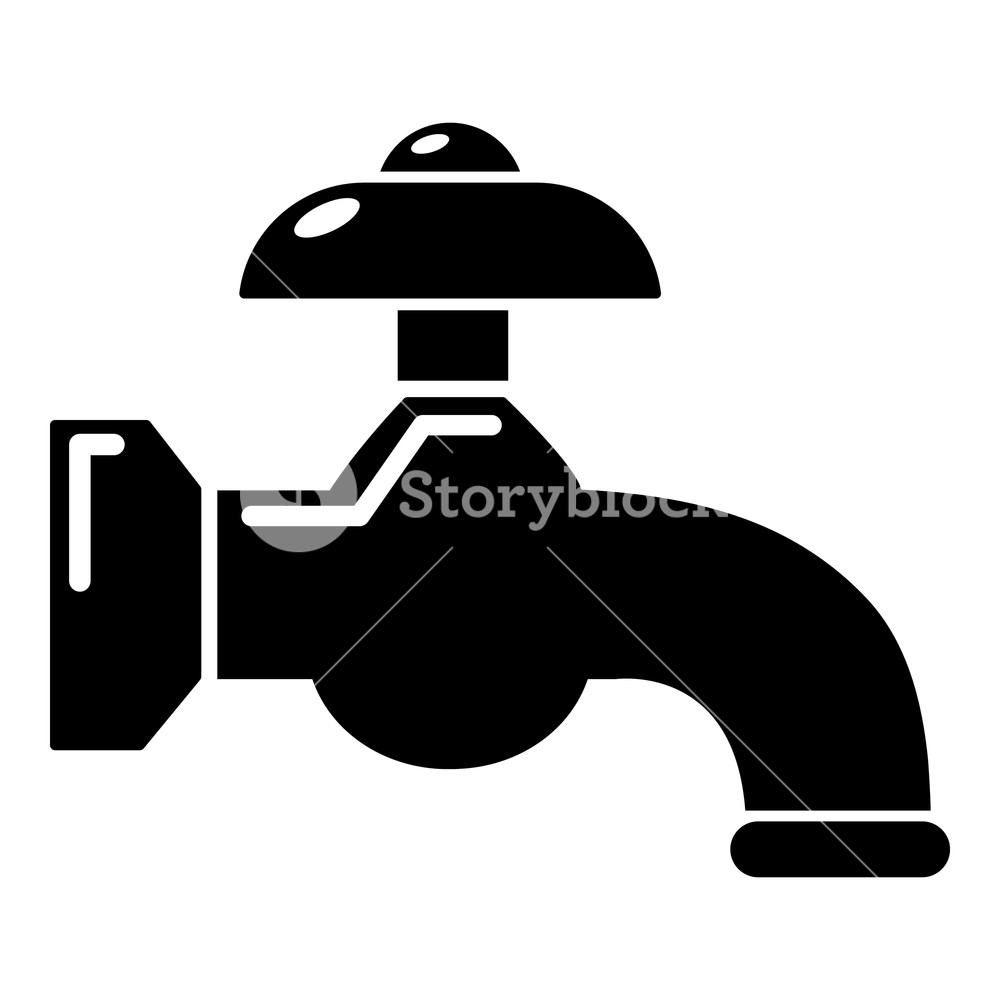 1000x1000 Water Tap Icon Simple Illustration Of Water Tap Vector Icon