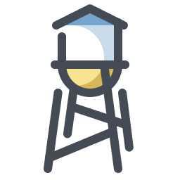 256x256 Water Tower Icon