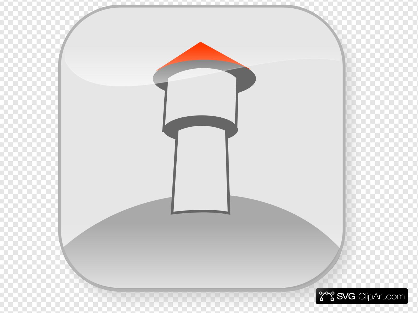 1600x1200 Water Tower Icon Clip Art, Icon
