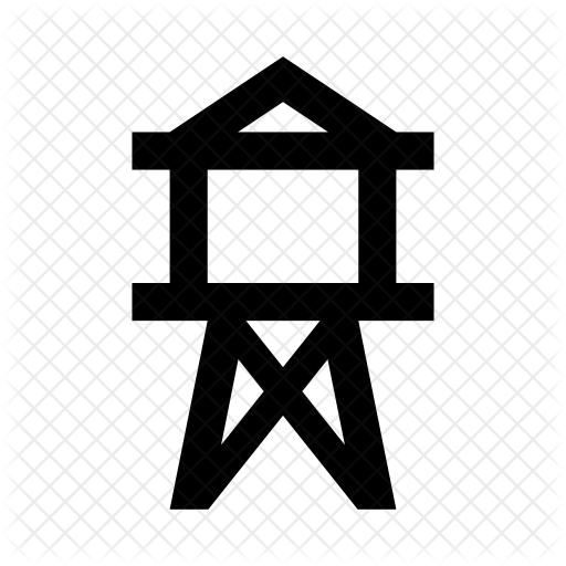 512x512 Water Tank Icon Of Line Style