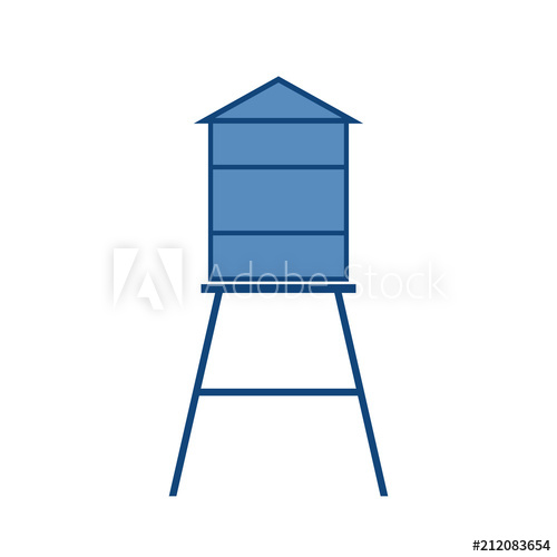 500x500 Old Water Tower Icon