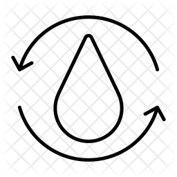 256x256 Water Treatment Icon Of Line Style