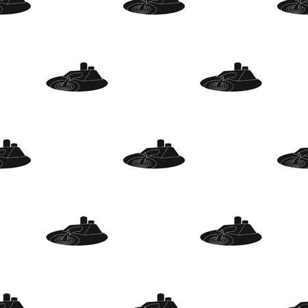 450x450 Water Treatment Plant Icon In Black Design Isolated On White