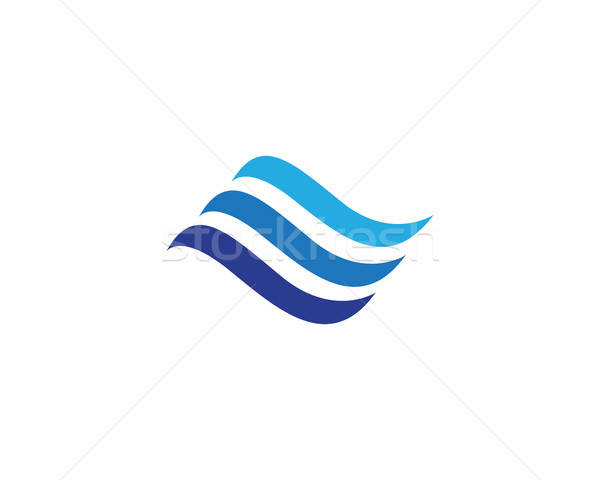600x480 Water Wave Icon Logo Template Vector Illustration Dar Woto