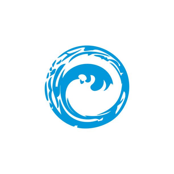 612x612 Water Wave Icon Vector Illustration Design Logo Design Waves