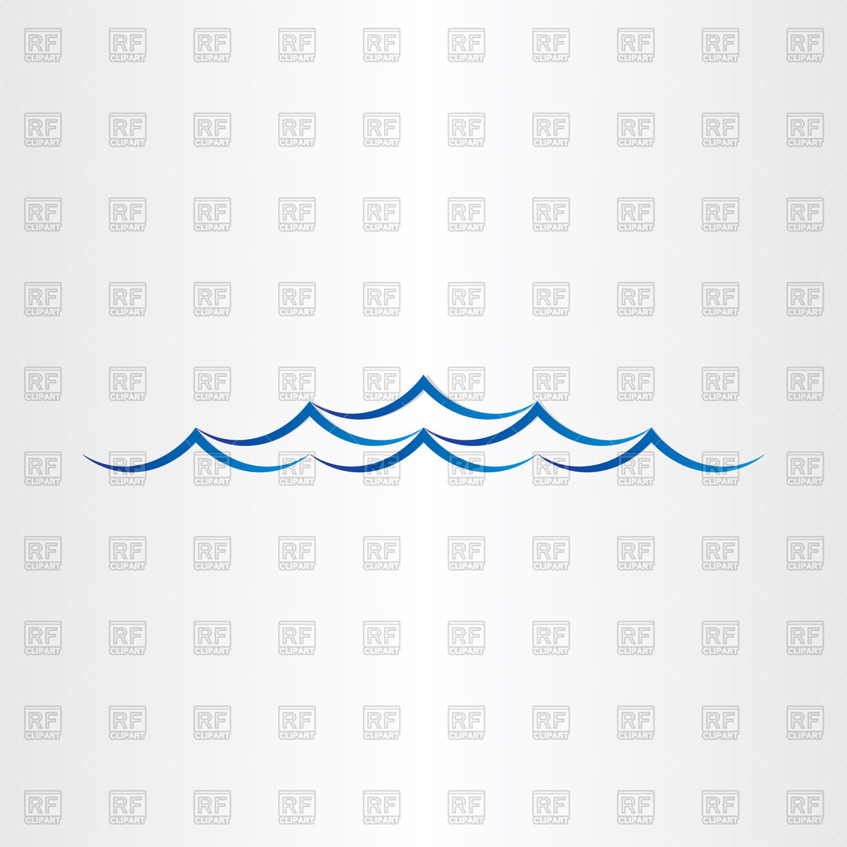 1200x1200 Water Waves Icon Vector Image Of Signs, Symbols, Maps