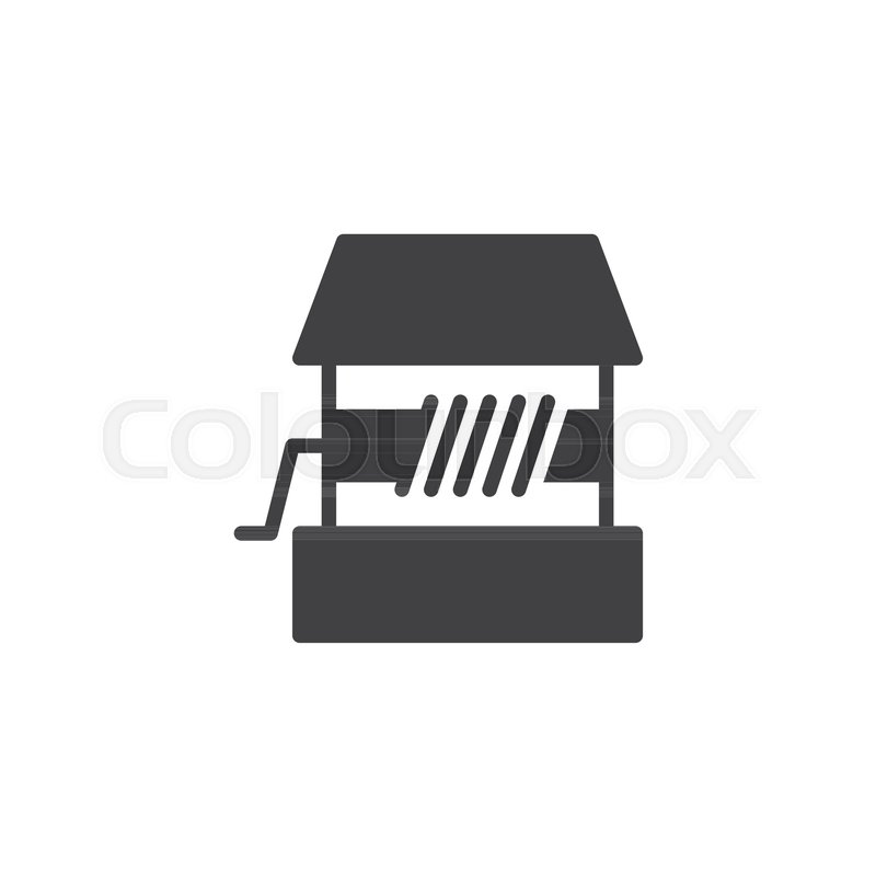 Water Well Icon Vector, Filled Flat Stock Vector Colourbox 800x800 Water Well Icon Vector, Filled Flat Stock Vector Colourbox