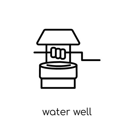 Water Well Icon Trendy Modern Flat Linear Vector Water Well Icon 450x450 Water Well Icon Trendy Modern Flat Linear Vector Water Well Icon